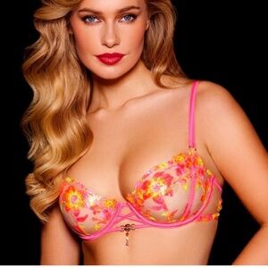 [SHIPS APRIL] Honey Birdette Summer Pink Bra